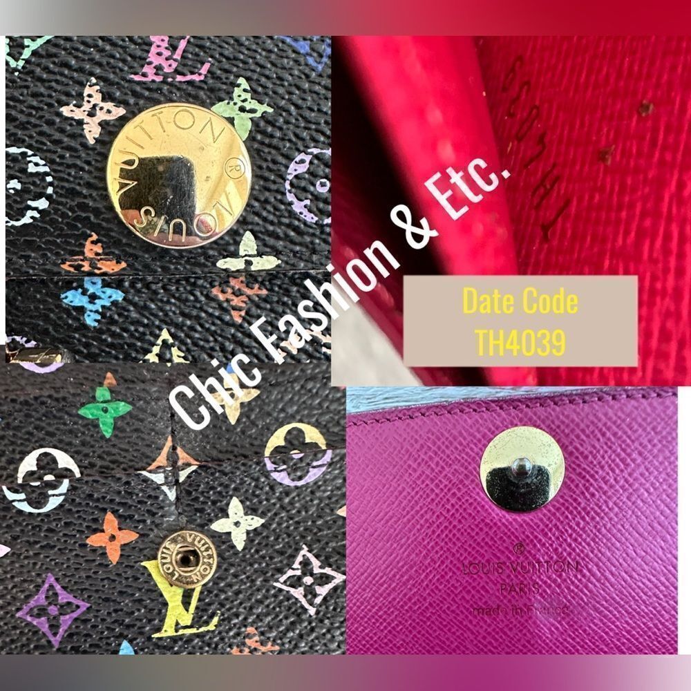 🌺RARE🌺 Louis Vuitton Takashi Murakami X Black Multicolor Monogram… - Picture 4 of 16